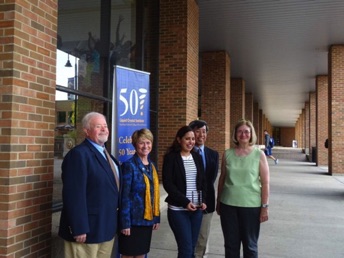 Anshul after her Glenn H. Brown Award